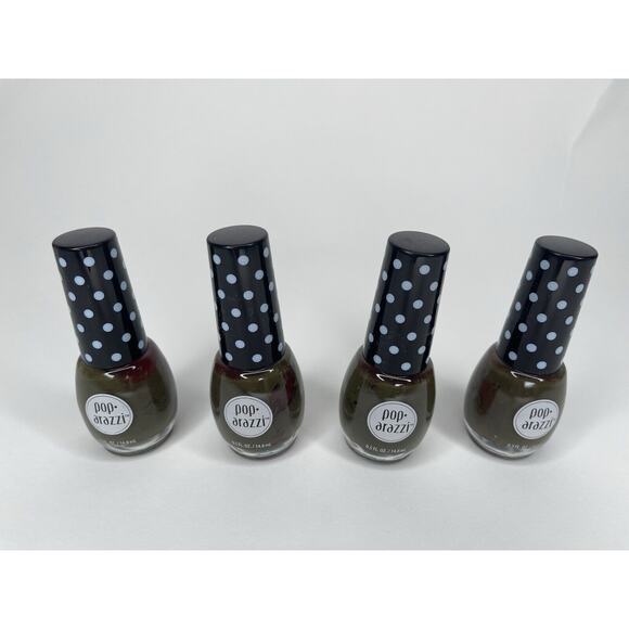 Poparazzi Nail Polish Salute The Troops Green Bundle Set Of 4 - Picture 4 of 8
